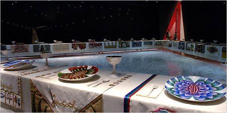 Judy Chicago- dinner-party- Feminist